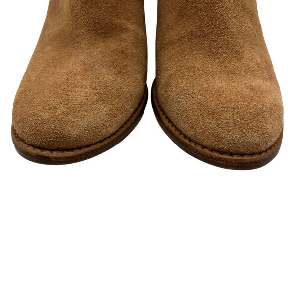 Jack Rogers Greer Suede Bootie in Oak Brown Size 6.5 - Picture 4 of 9